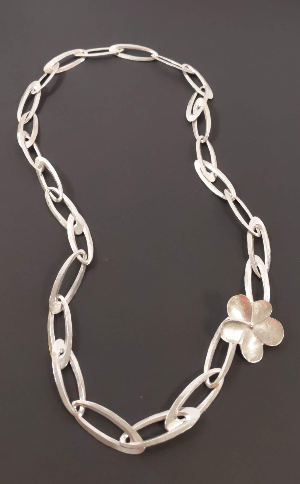 N9 sterling link necklace