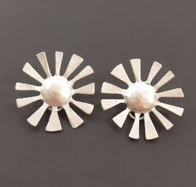 E8 sterling clip earrings
