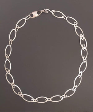N14 sterling link necklace