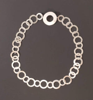 N15 sterling link necklace