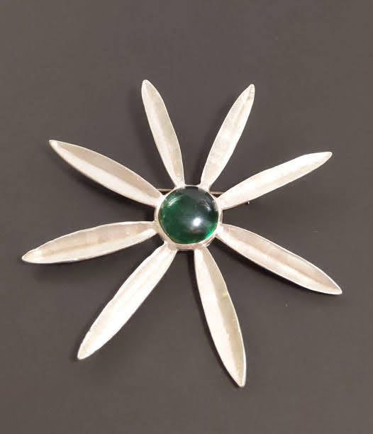 P2B sterling, glass pin